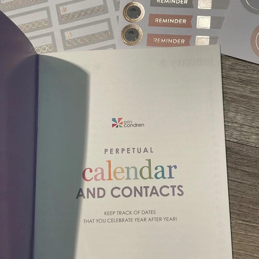 Erin Condren Bundle of Sticker Sheet perfect for Journals/Planners/Calendars